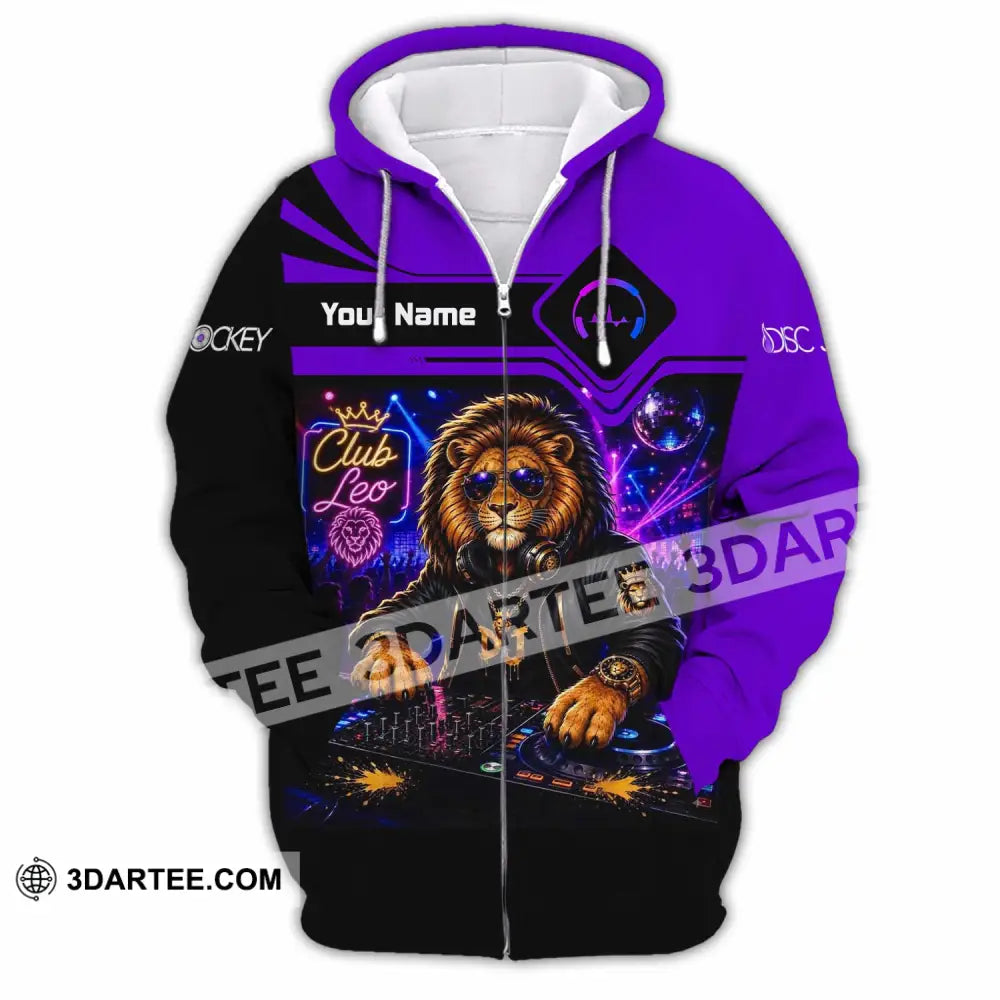 Unisex Shirt - Custom Disc Jockey Shirt - Zipper Hoodie / S - T-shirt