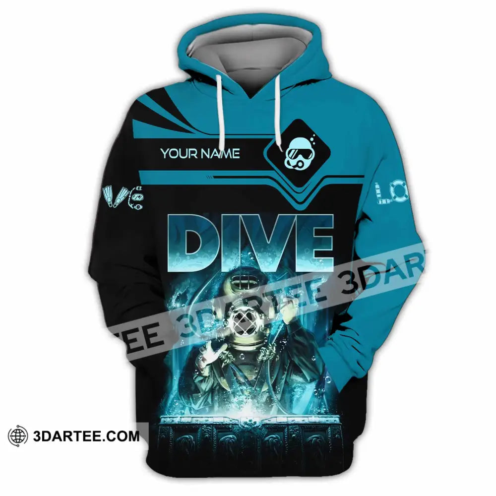 Unisex Shirt - Custom Dive Lover Sport Shirt Hoodie / S T-shirt