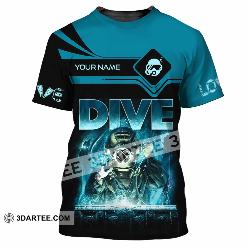 Unisex Shirt - Custom Dive Lover Sport Shirt T-Shirt / S T-shirt
