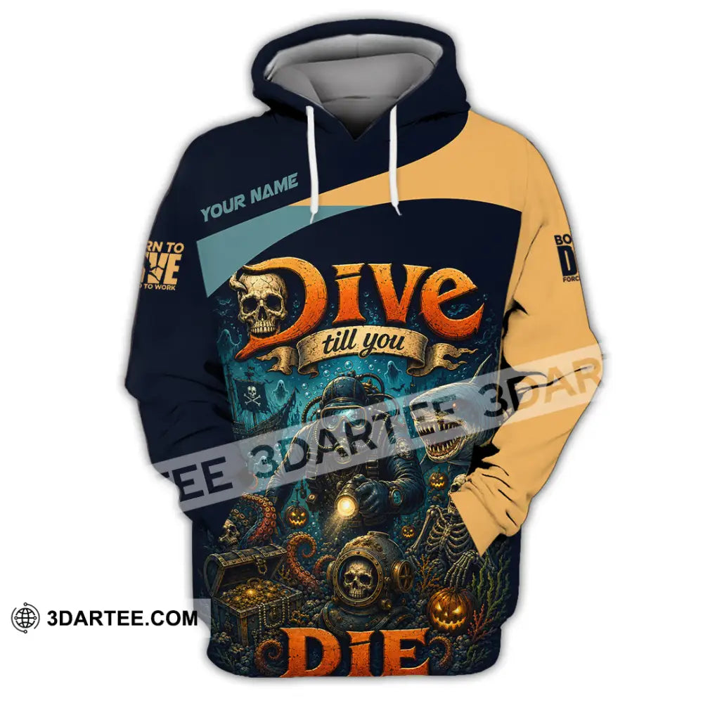 Unisex Shirt - Custom Dive Till You Die Shirt - Hoodie / S - T-shirt