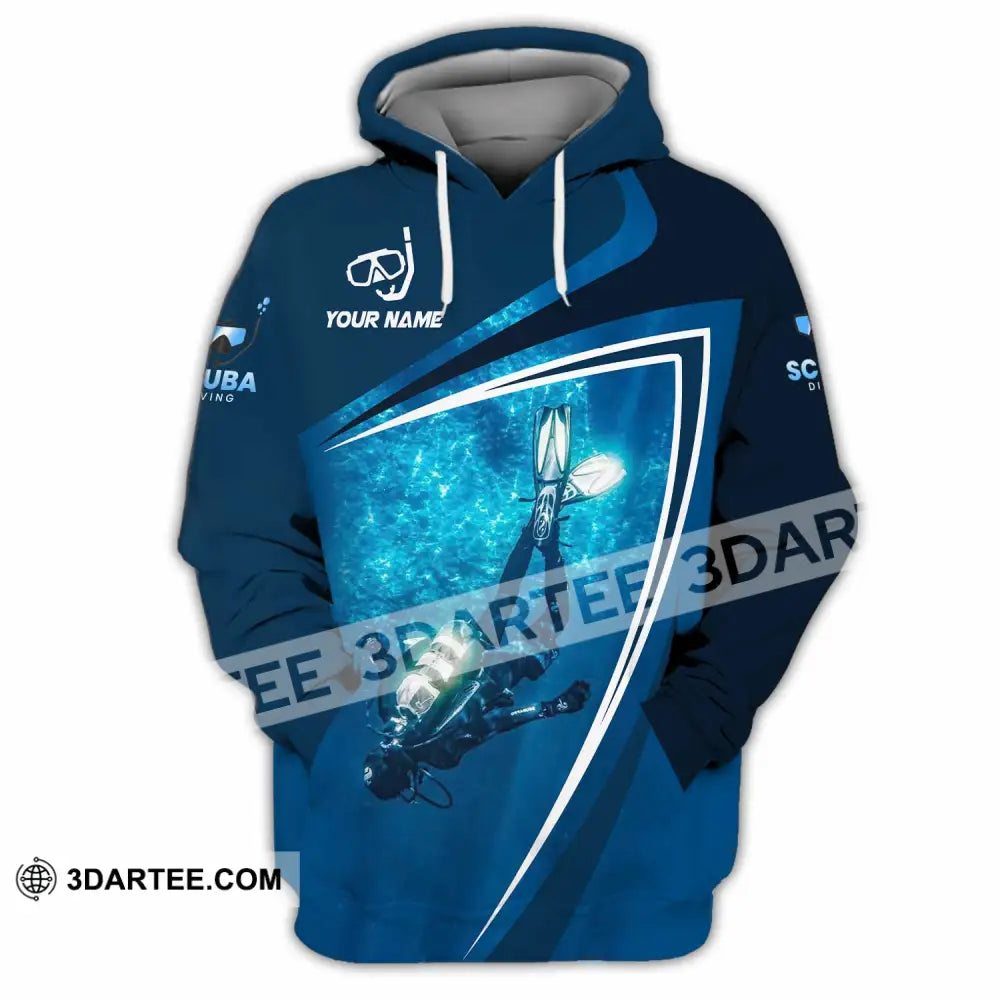 Unisex Shirt - Custom Diving 3D Shirt Hoodie / S T-shirt