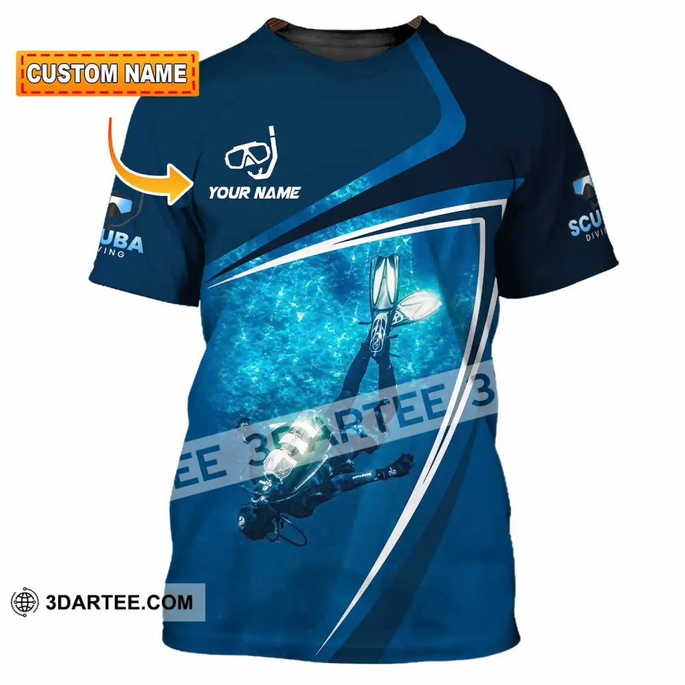 Unisex Shirt - Custom Diving 3D Shirt T-shirt