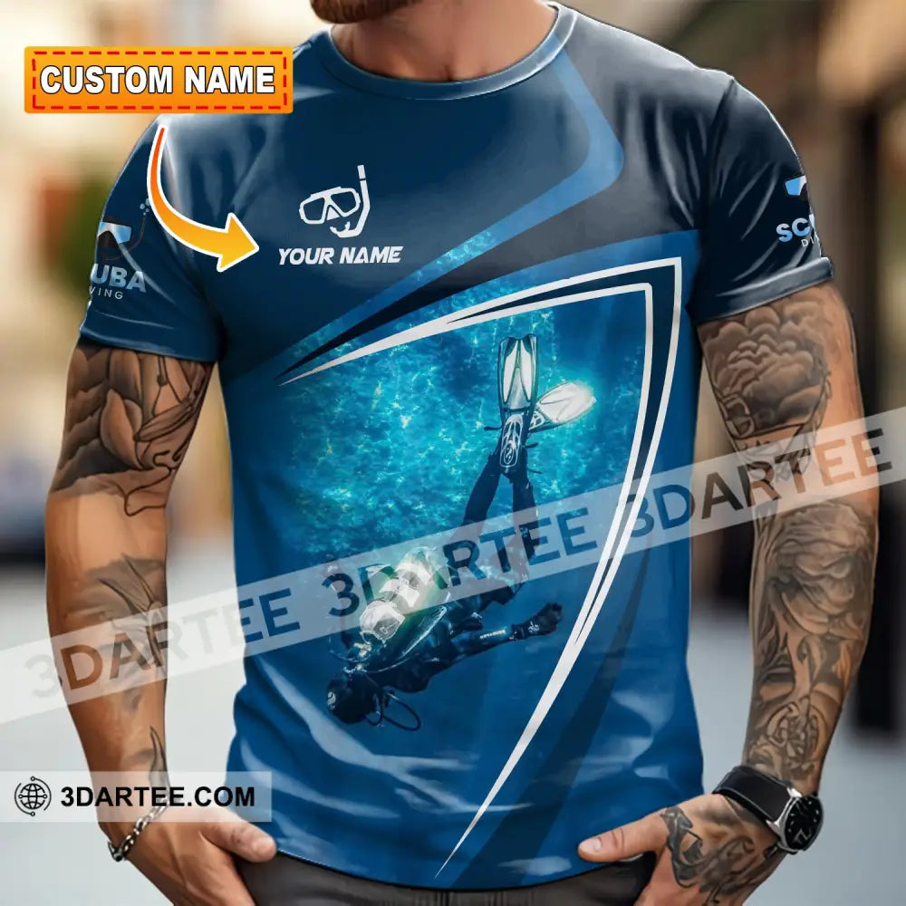 Unisex Shirt - Custom Diving 3D Shirt T-shirt