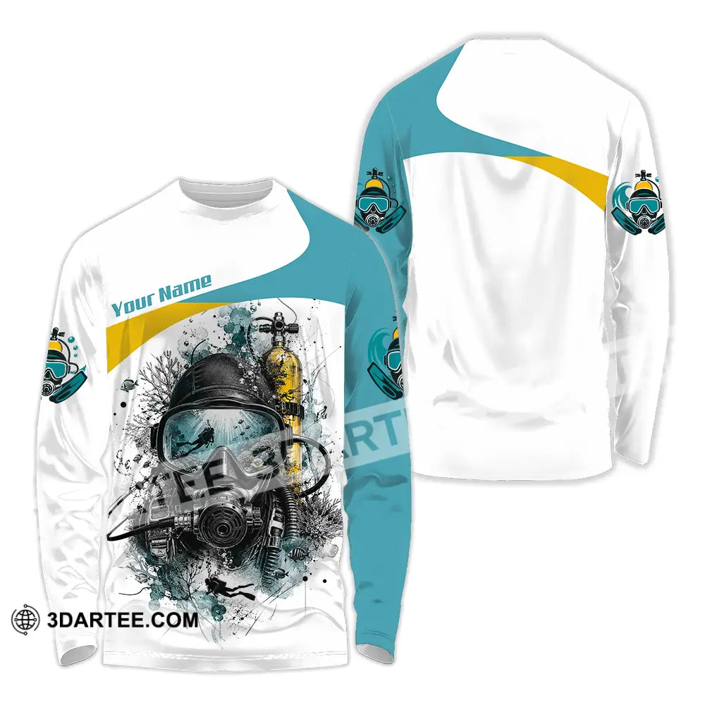 Unisex Shirt - Custom Diving Shirt - Long Sleeve Shirt / S - T-shirt
