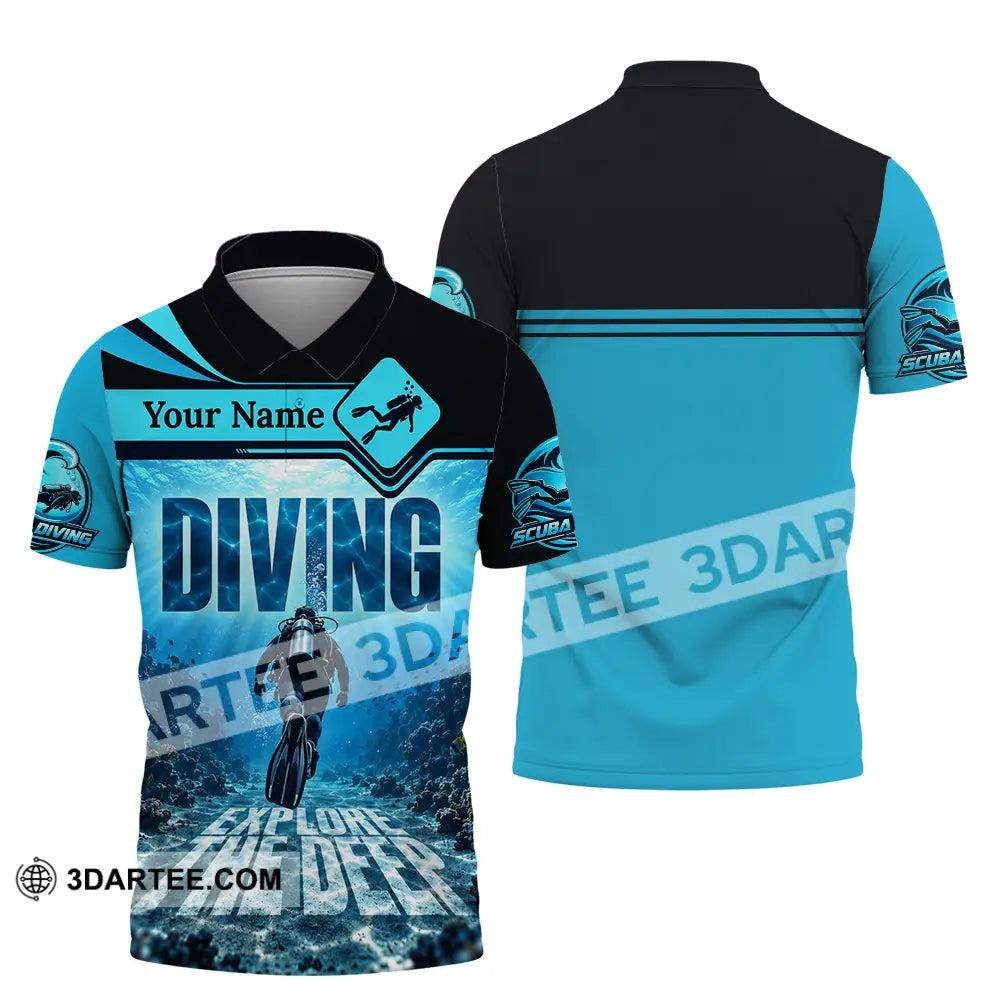 Unisex Shirt - Custom Diving Shirt - Polo Shirt / S - T-shirt