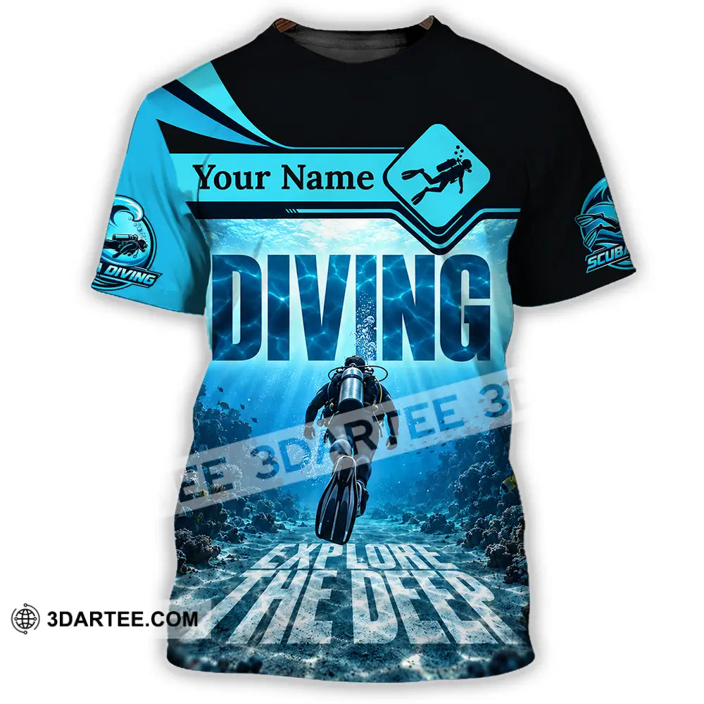 Unisex Shirt - Custom Diving Shirt - T-Shirt / S - T-shirt