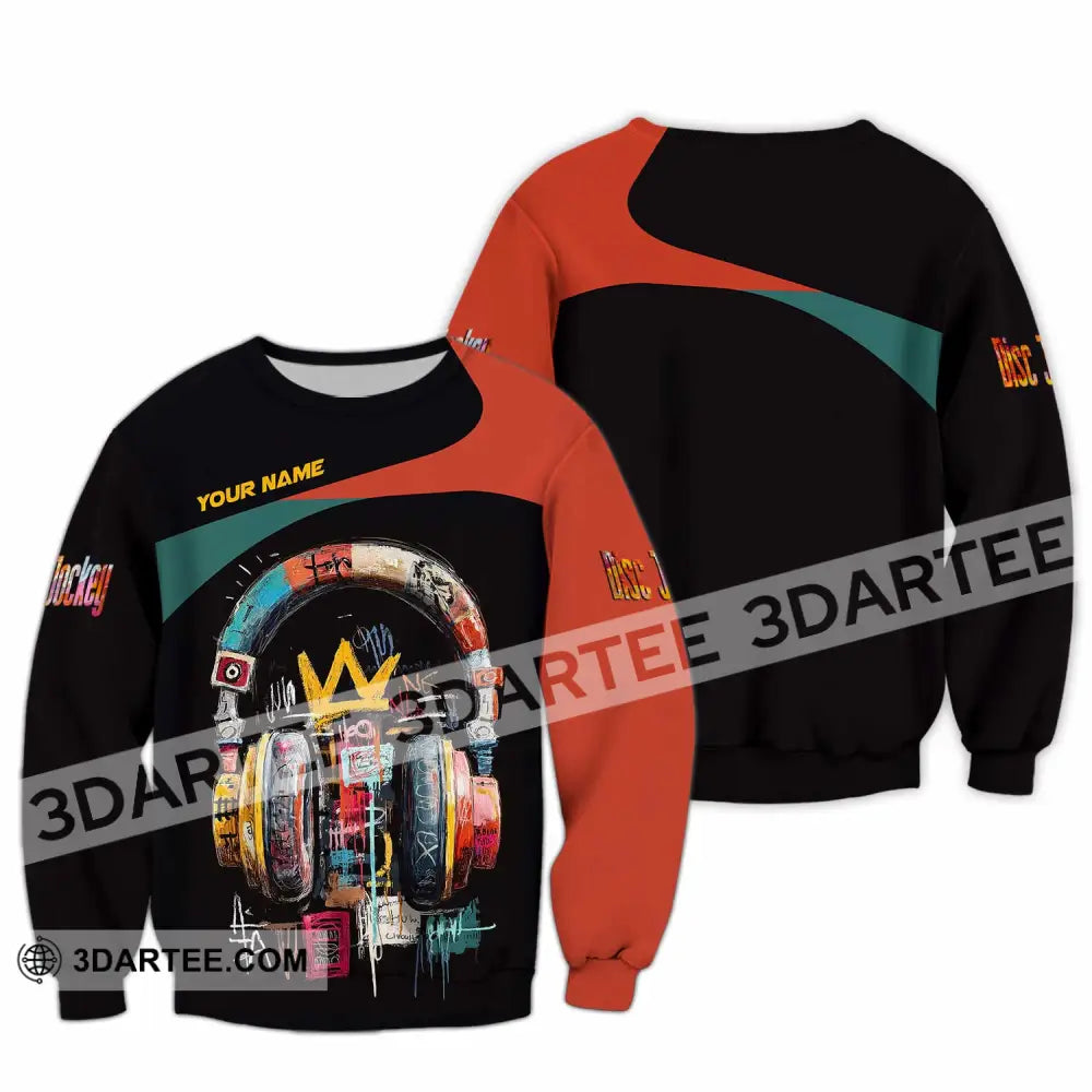 Unisex Shirt - Custom DJ 3D Shirt Long Sleeve / S T-shirt
