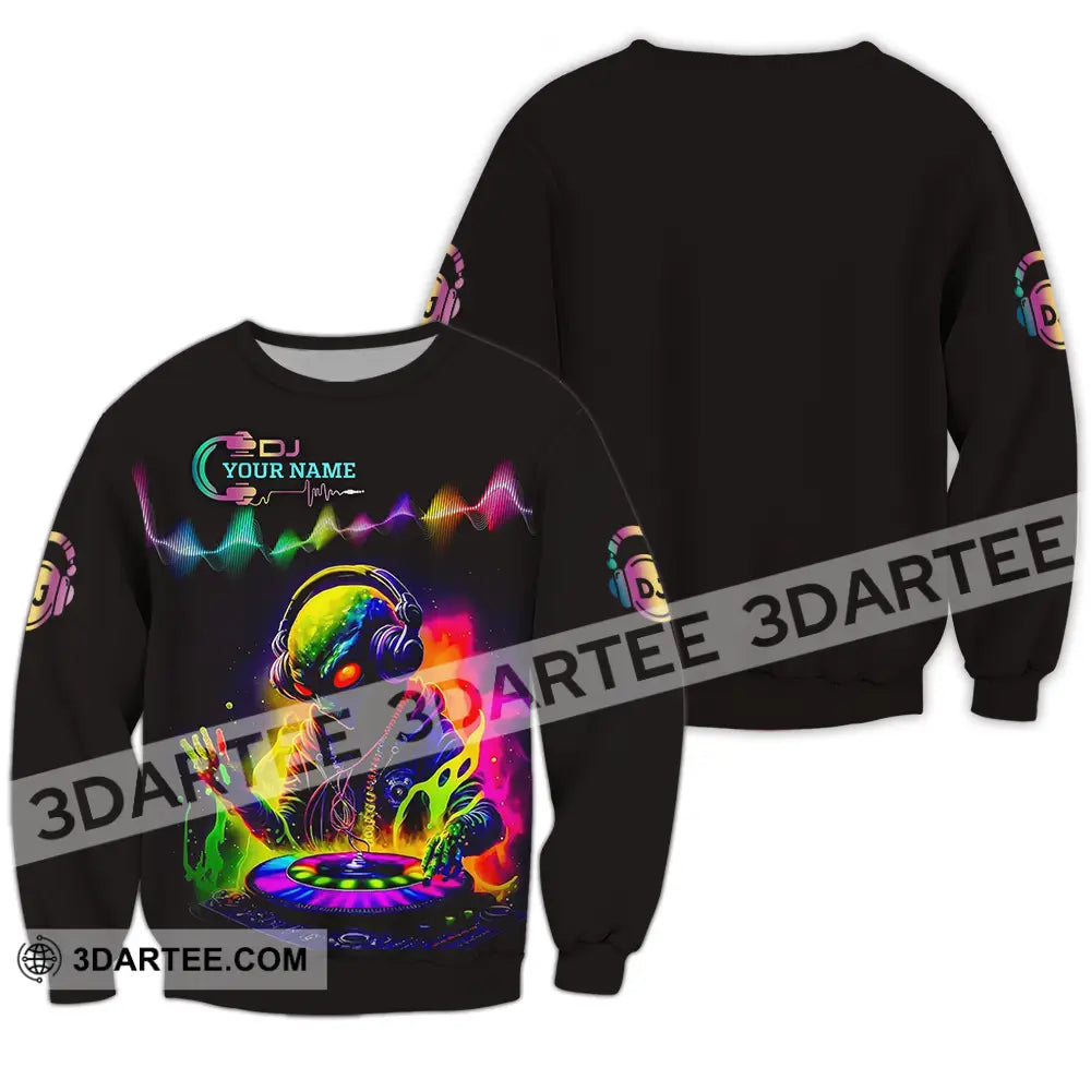 Unisex Shirt - Custom DJ 3D Shirt Long Sleeve / S T-shirt
