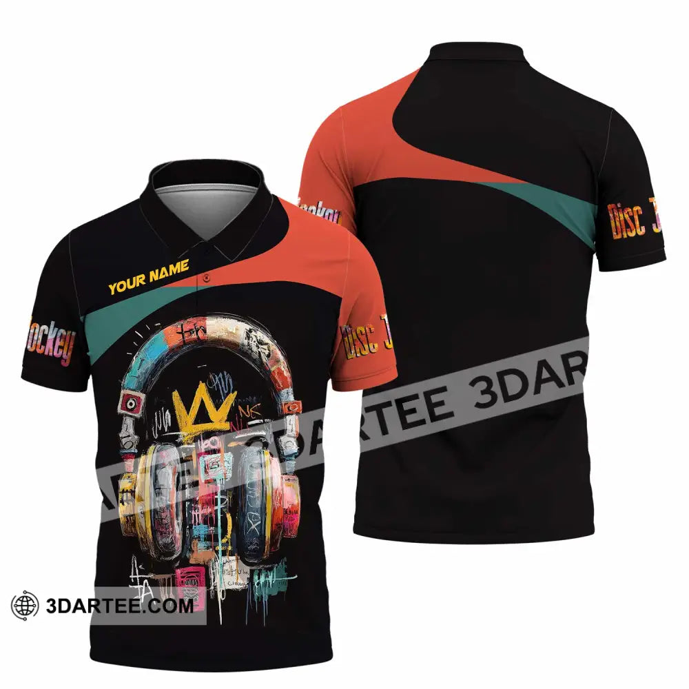 Unisex Shirt - Custom DJ 3D Shirt Polo Shirt / S T-shirt