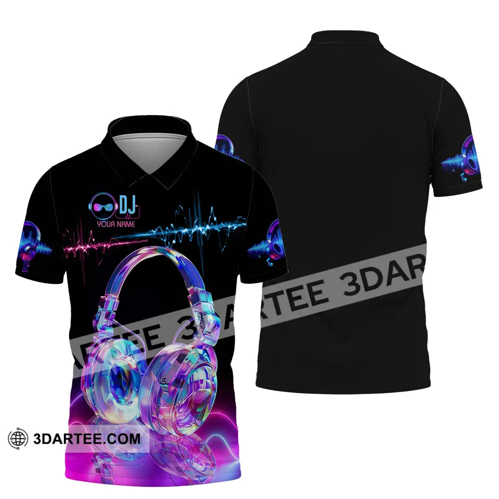 Unisex Shirt - Custom DJ 3D Shirt Polo Shirt / S T-shirt