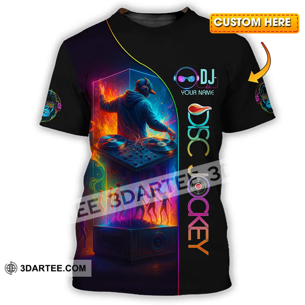 Unisex Shirt - Custom DJ 3D Shirt T-shirt