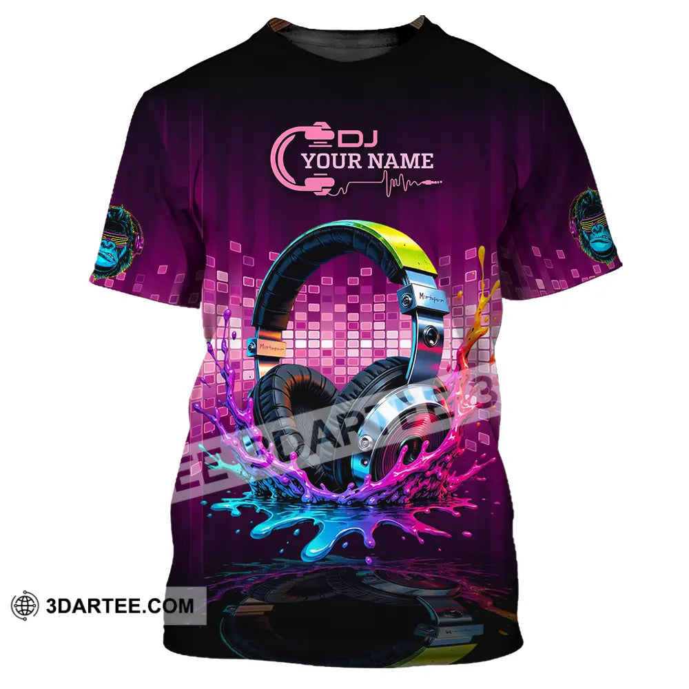 Unisex Shirt - Custom DJ 3D Shirt T-Shirt / S T-shirt