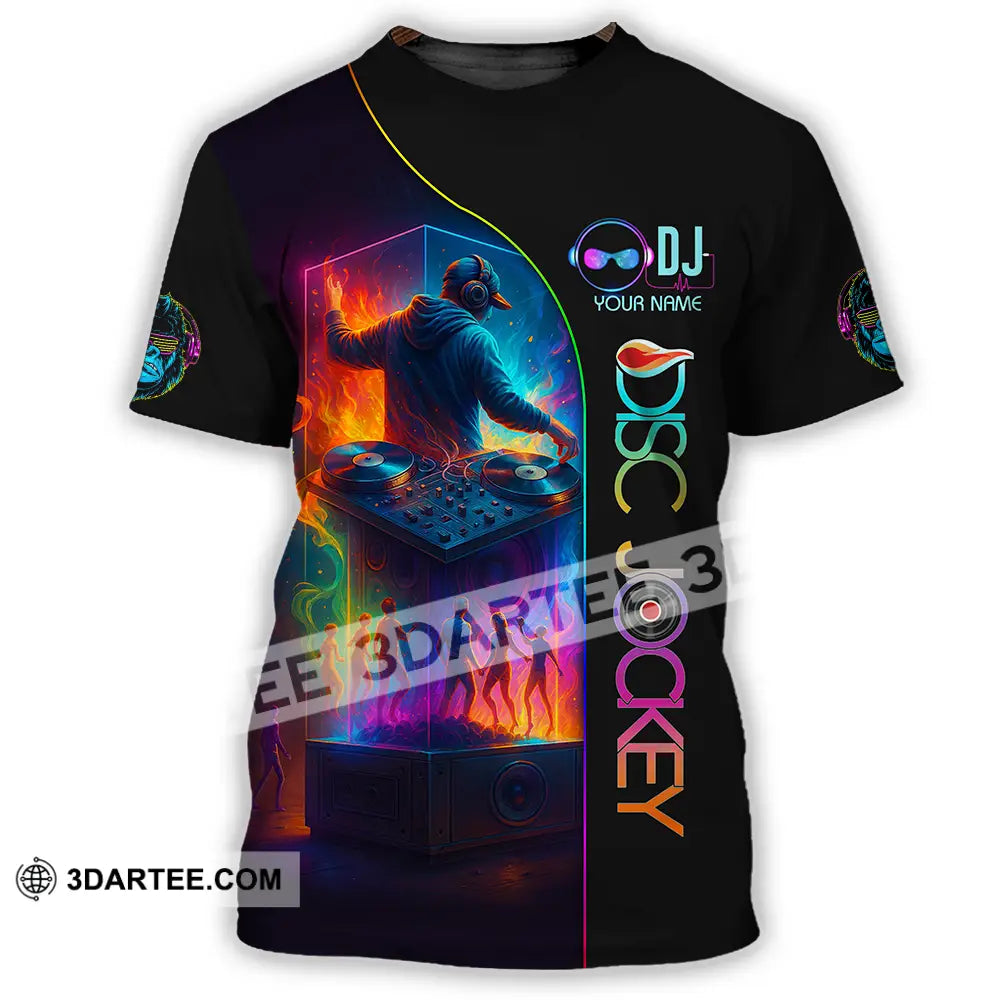 Unisex Shirt - Custom DJ 3D Shirt T-Shirt / S T-shirt