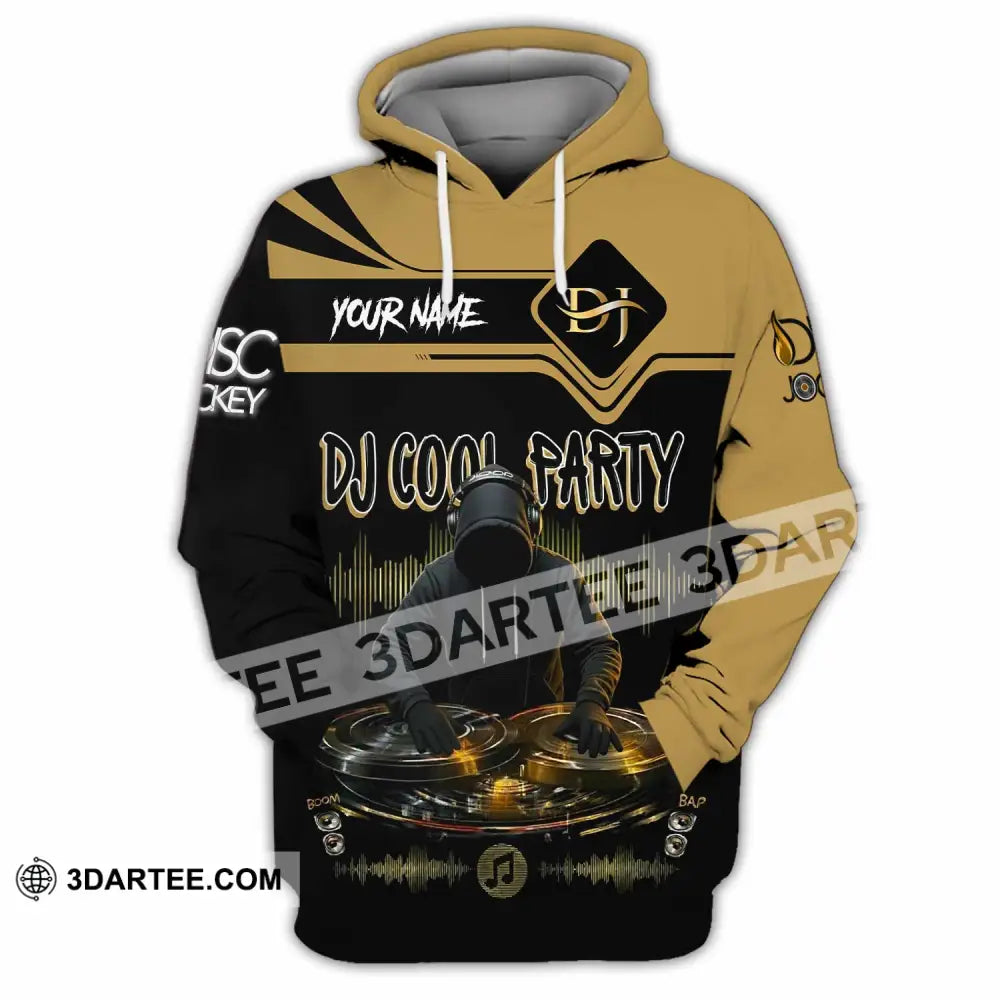 Unisex Shirt - Custom DJ Cool Party 3D Shirt Hoodie / S T-shirt