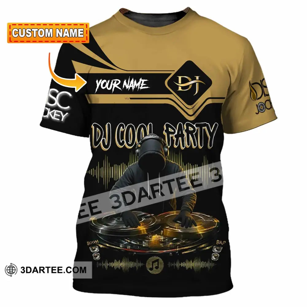 Unisex Shirt - Custom DJ Cool Party 3D Shirt T-shirt