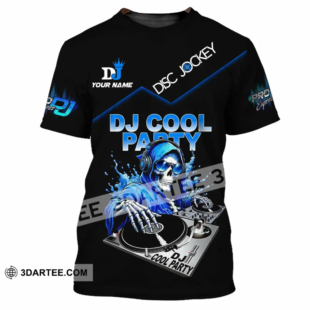 Unisex Shirt - Custom DJ Cool Party 3D Shirt T-Shirt / S T-shirt