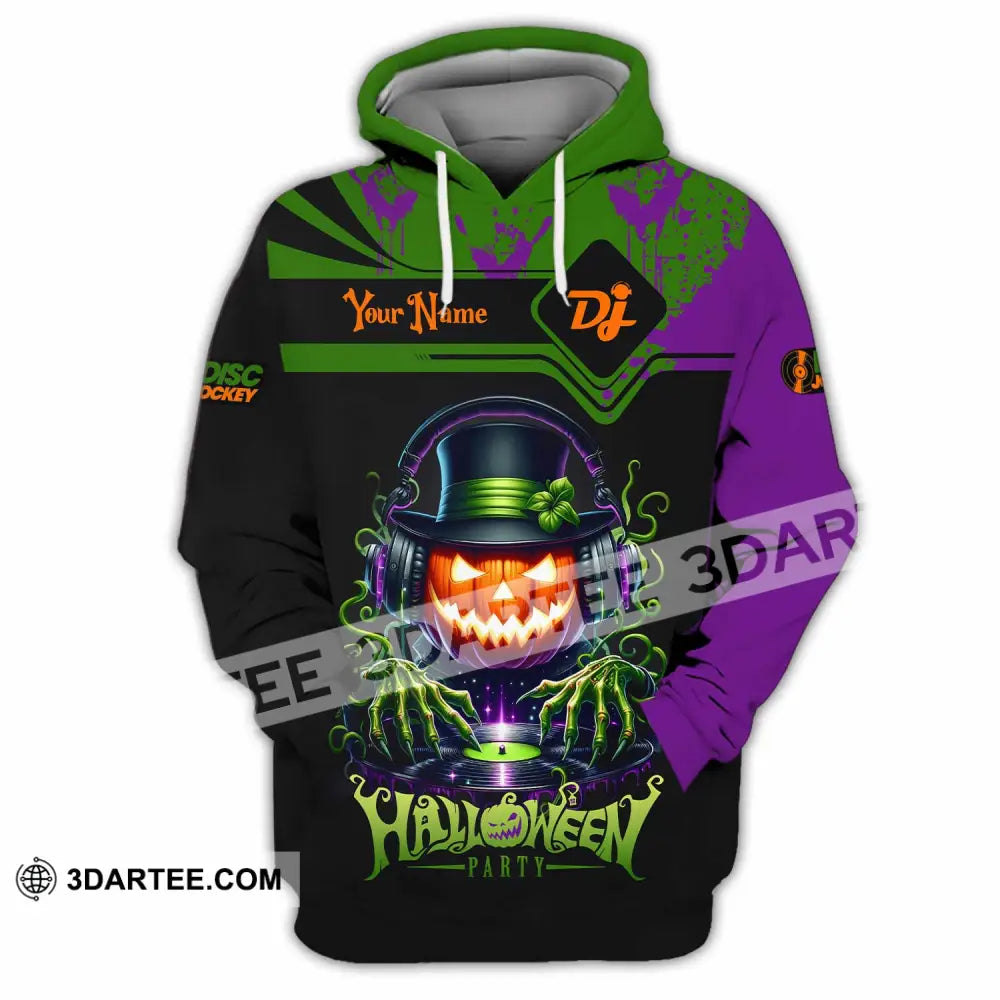 Unisex Shirt Custom DJ Halloween Party Shirt Hoodie / S T shirt