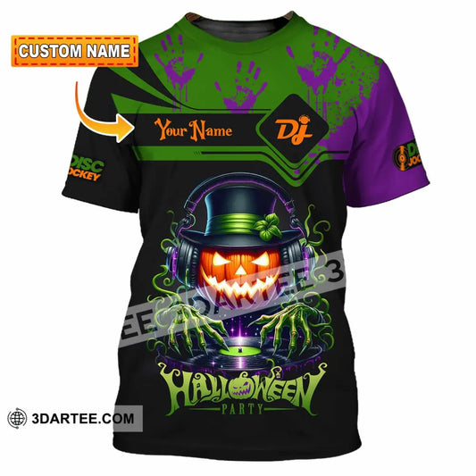 Unisex Shirt Custom DJ Halloween Party Shirt T shirt