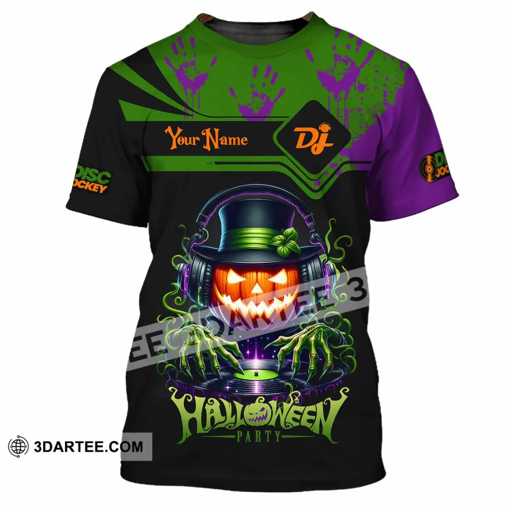 Unisex Shirt Custom DJ Halloween Party Shirt T Shirt / S T shirt