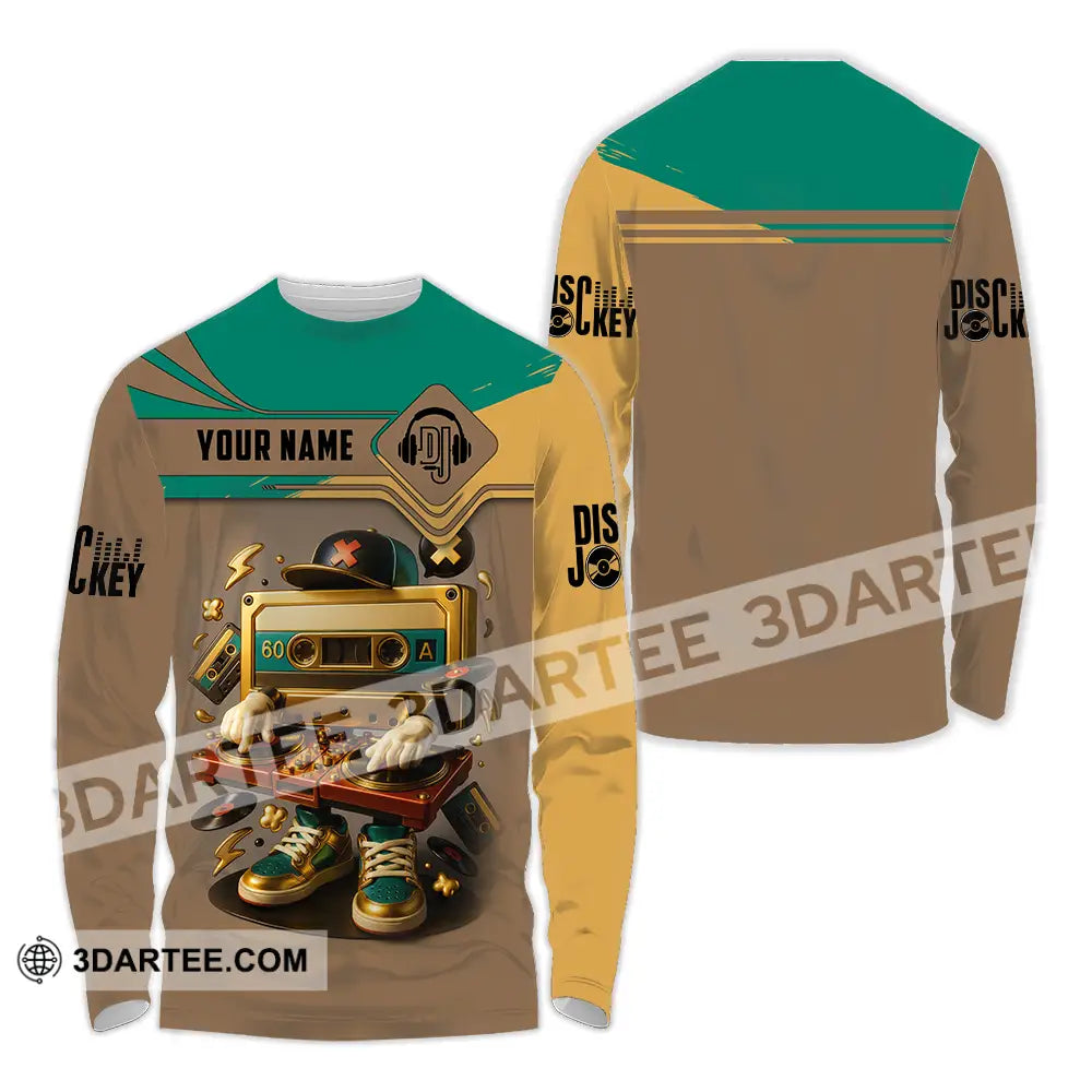Unisex Shirt Custom DJ Shirt Long Sleeve Shirt / S T shirt