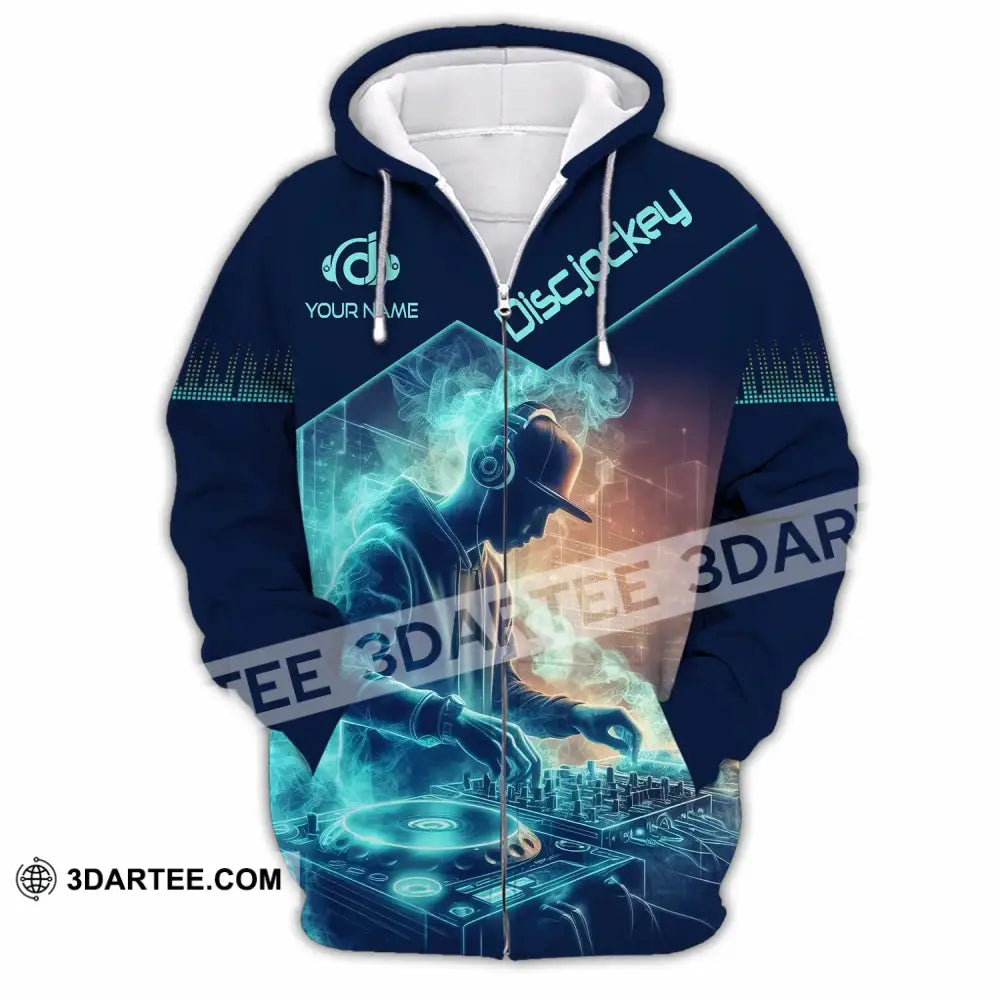 Unisex Shirt - Custom DJ Man Shirt Zipper Hoodie / S T-shirt