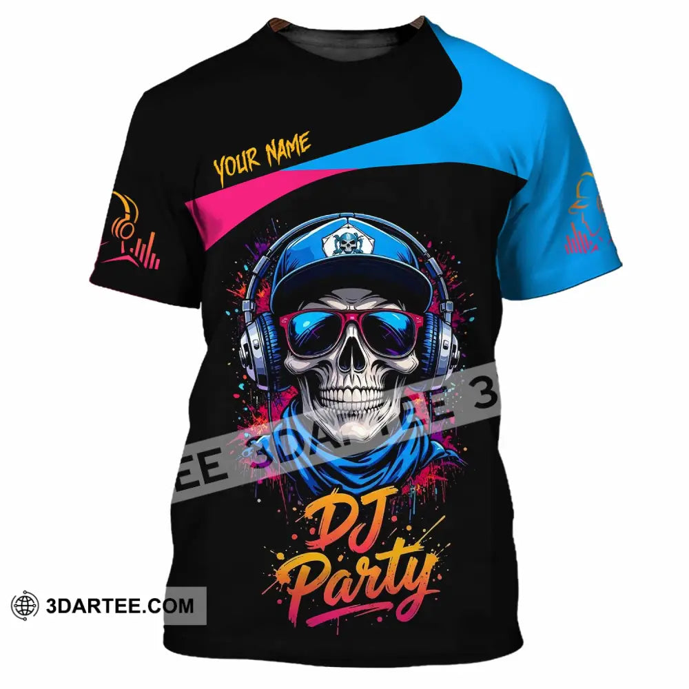 Unisex Shirt - Custom DJ Party 3D Shirt T-Shirt / S T-shirt