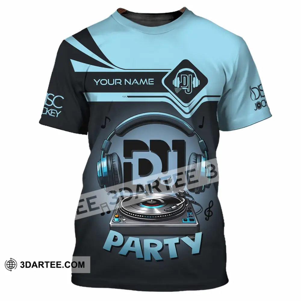 Unisex Shirt - Custom DJ Party Shirt T-Shirt / S T-shirt