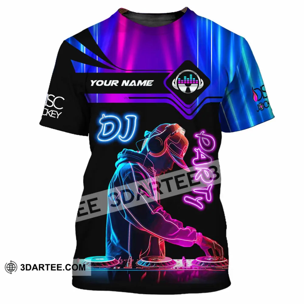Unisex Shirt - Custom DJ Party Shirt T-Shirt / S T-shirt