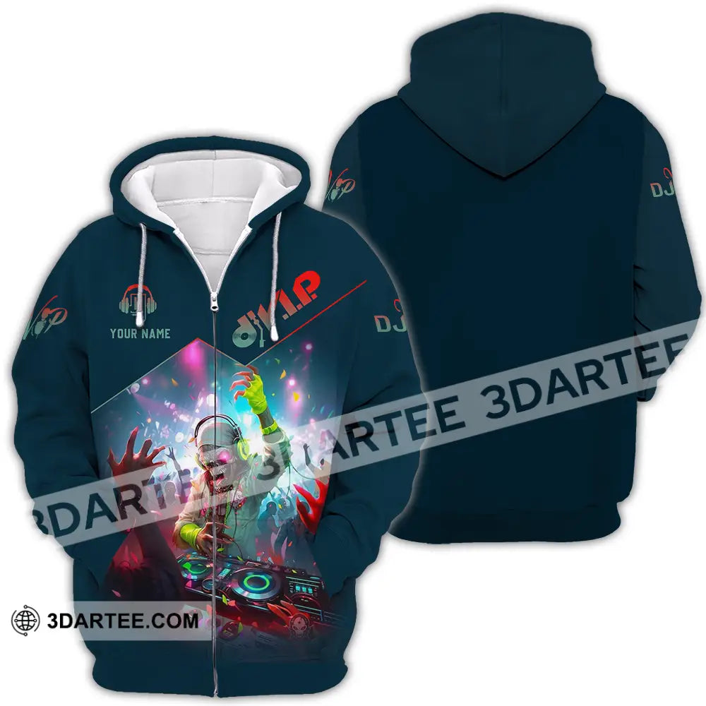 Unisex Shirt Custom DJ Shirt Zipper Hoodie / S T shirt