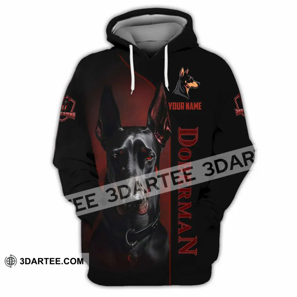 Unisex Shirt - Custom Dobermann Dog Shirt Hoodie / S T-shirt