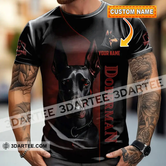 Unisex Shirt - Custom Dobermann Dog Shirt T-shirt