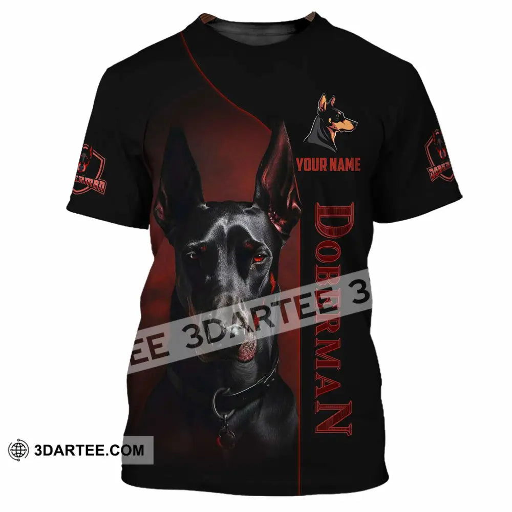 Unisex Shirt - Custom Dobermann Dog Shirt T-Shirt / S T-shirt