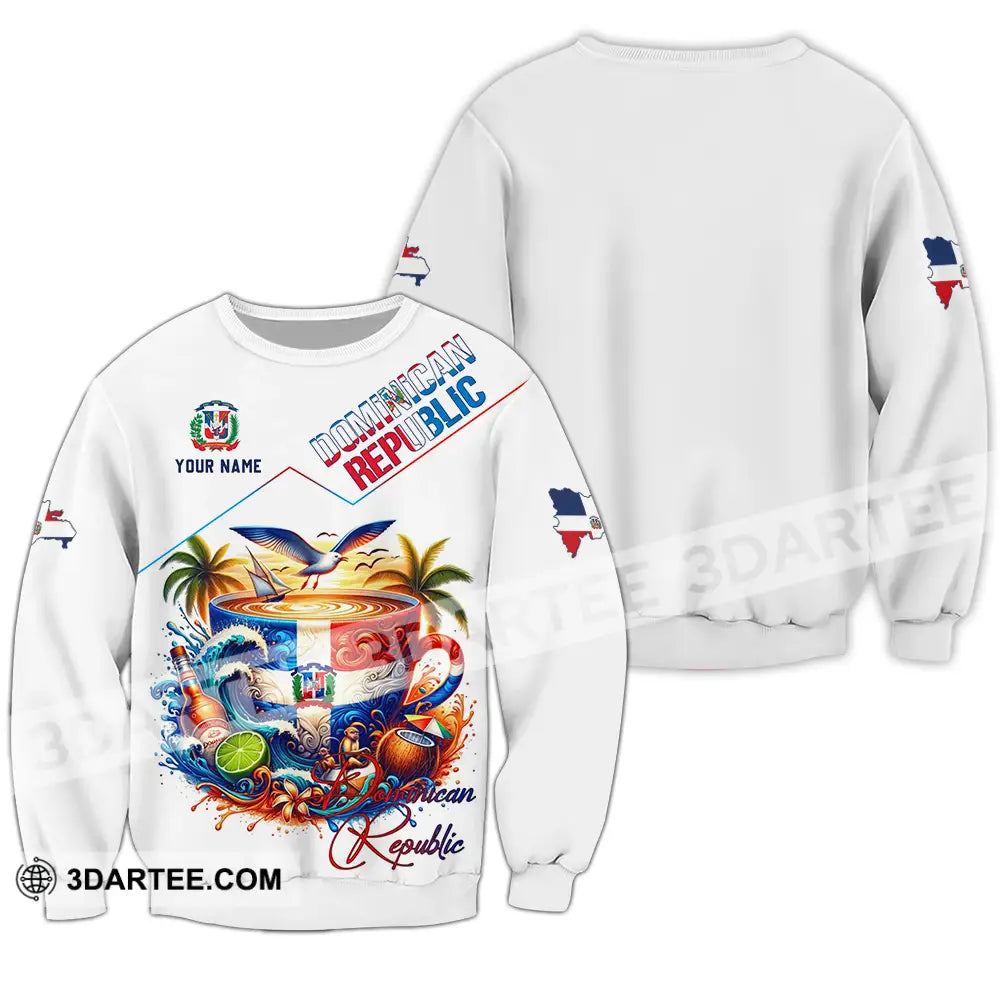 Unisex Shirt - Custom Dominican Republic Shirt Long Sleeve / S T-shirt