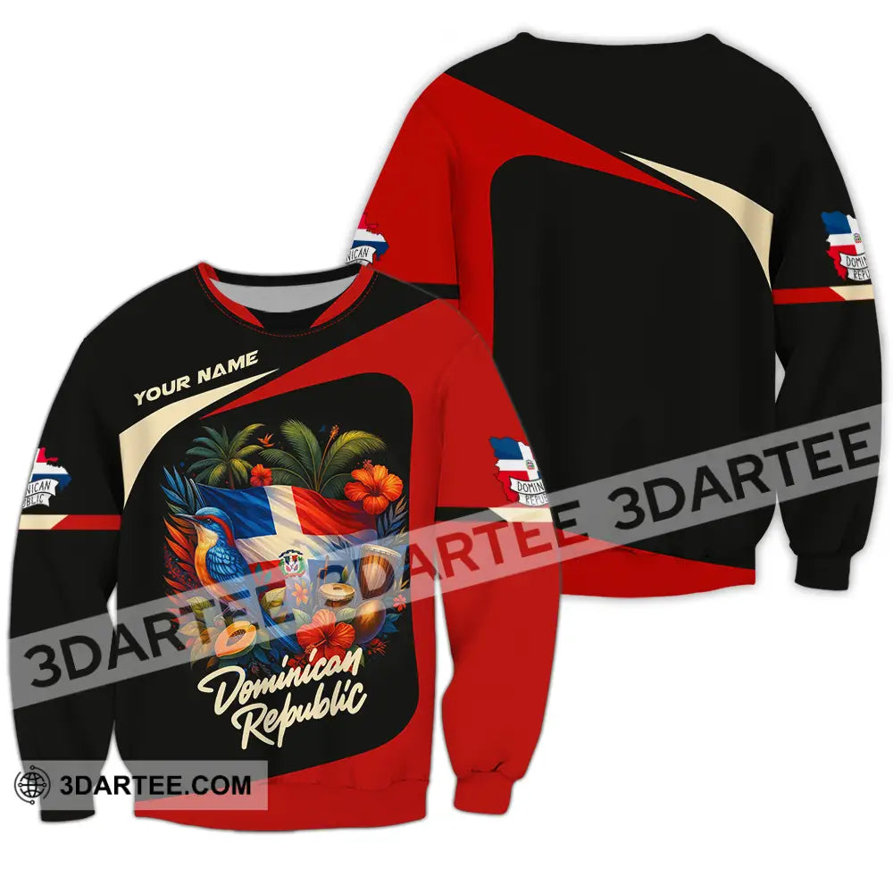 Unisex Shirt - Custom Dominican Republic Shirt Long Sleeve / S T-shirt