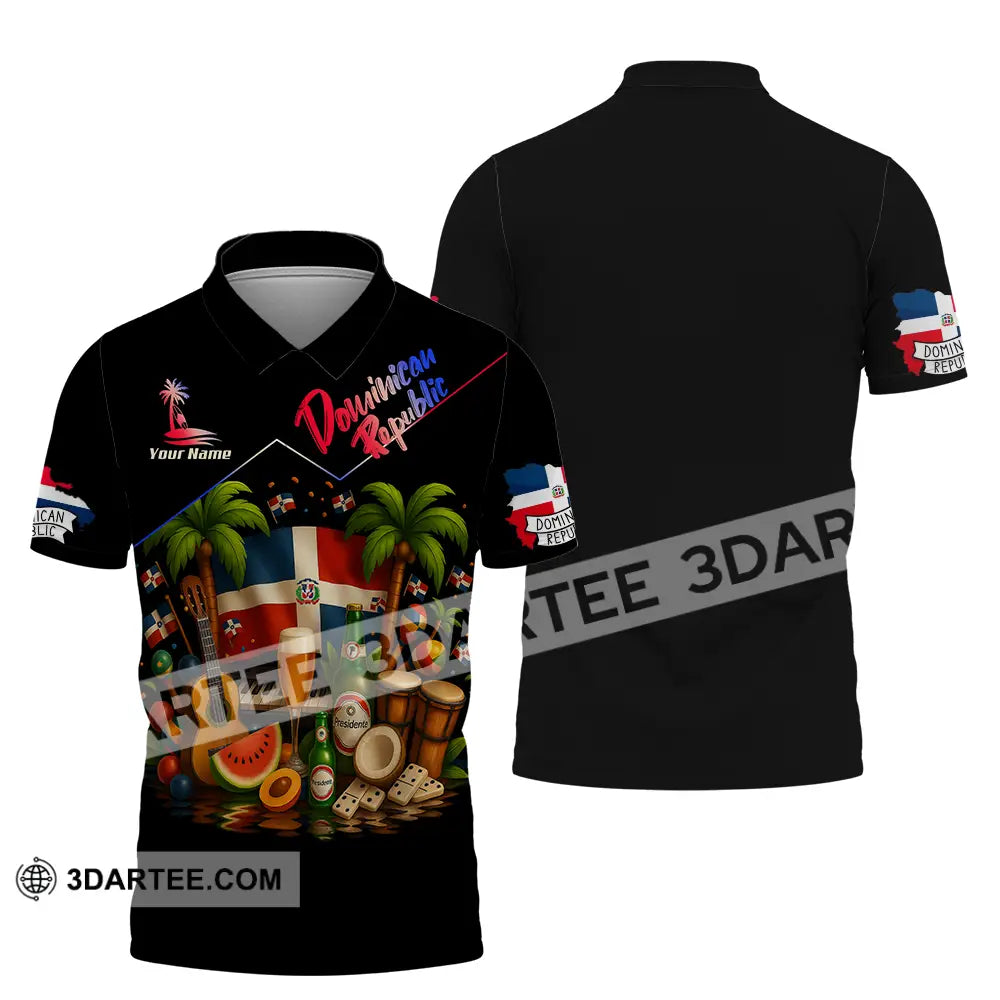 Unisex Shirt - Custom Dominican Republic Shirt Polo Shirt / S T-shirt