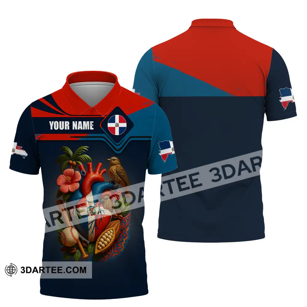 Unisex Shirt - Custom Dominican Republic Shirt Polo Shirt / S T-shirt