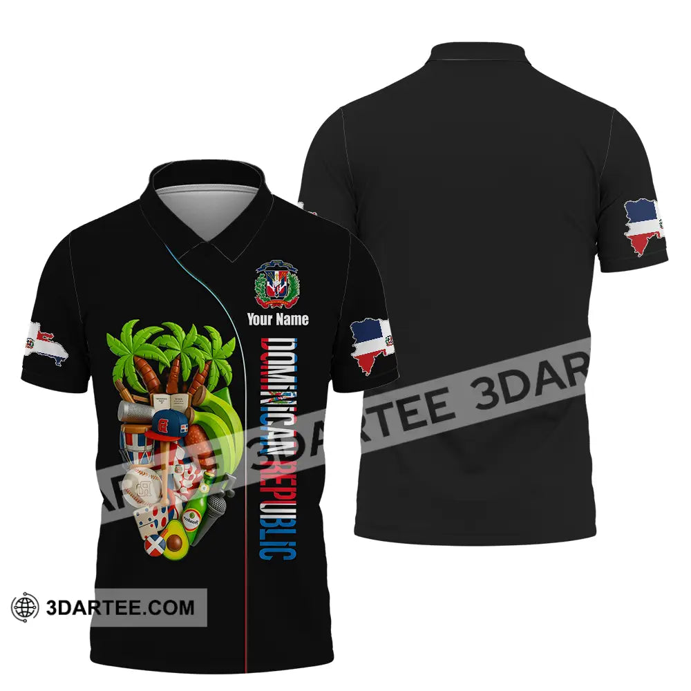 Unisex Shirt - Custom Dominican Republic Shirt Polo Shirt / S T-shirt