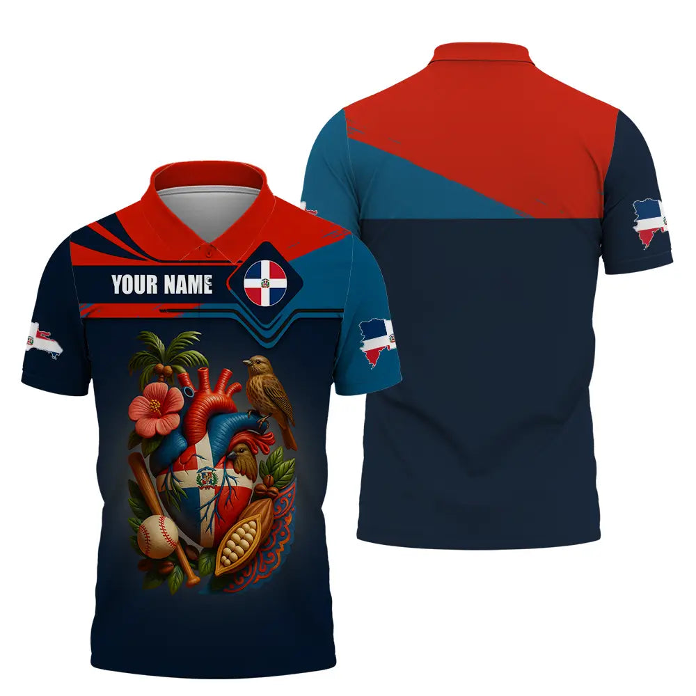Unisex Shirt - Custom Dominican Republic Shirt Polo Shirt / S T-shirt