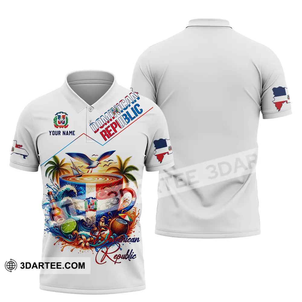 Unisex Shirt - Custom Dominican Republic Shirt Polo Shirt / S T-shirt