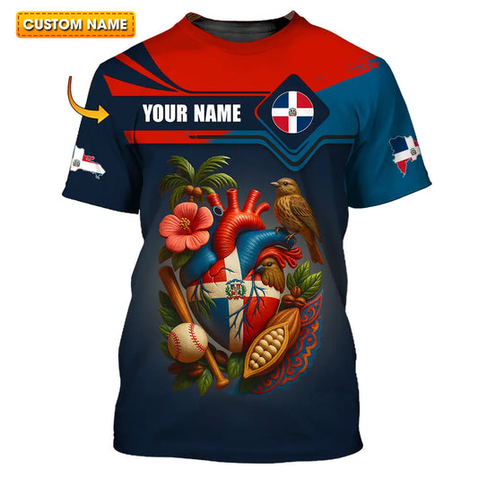 Unisex Shirt - Custom Dominican Republic Shirt T-shirt