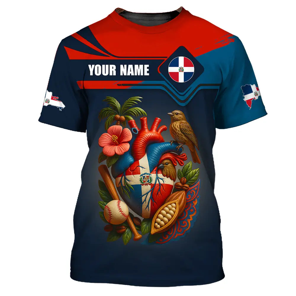 Unisex Shirt - Custom Dominican Republic Shirt T-Shirt / S T-shirt