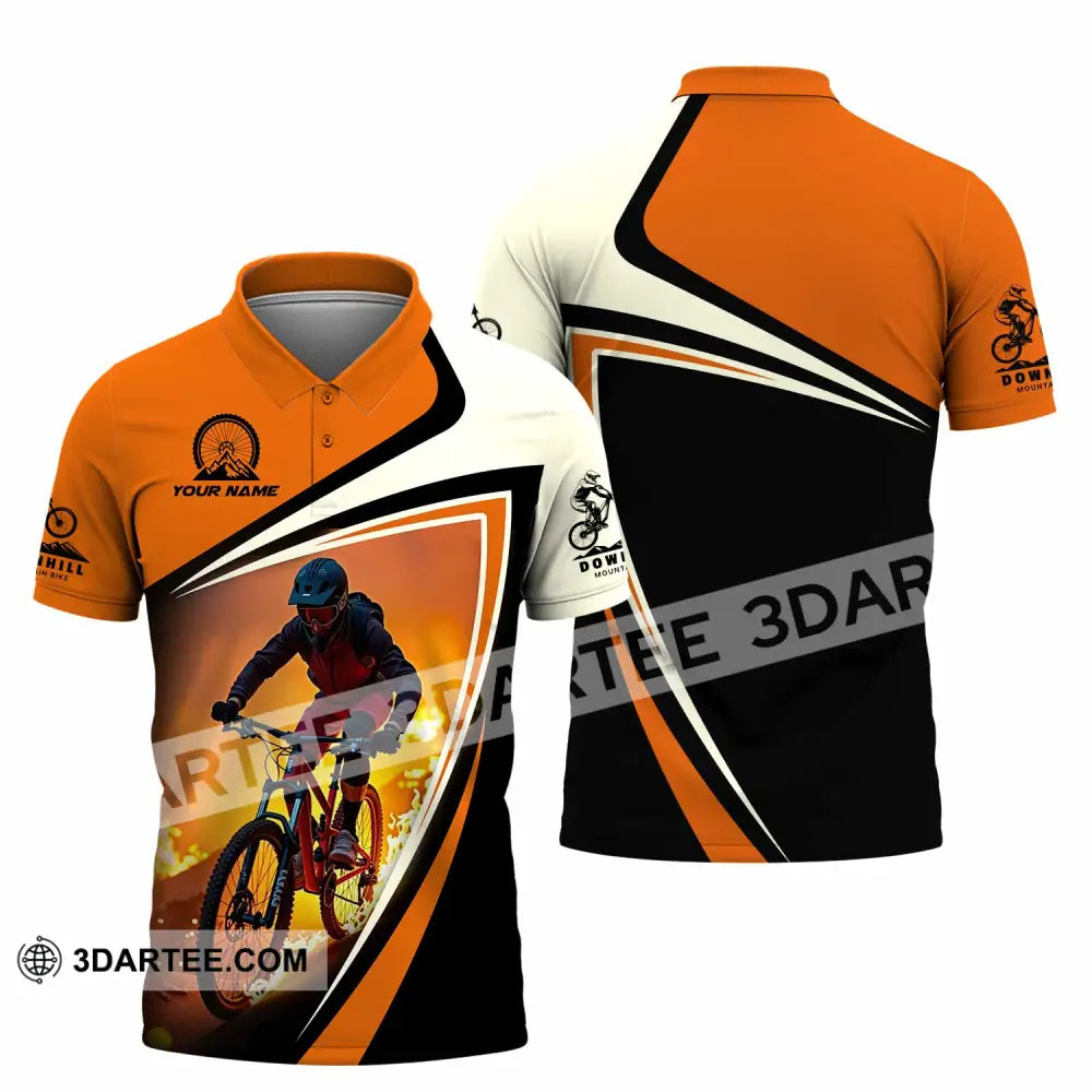 Unisex Shirt - Custom Downhill Mountain Bike Shirt Polo Shirt / S T-shirt