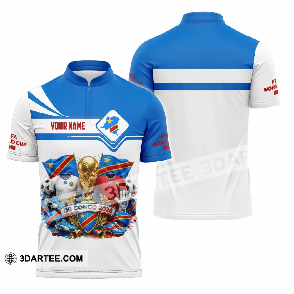 Unisex Shirt - Custom Dr Cong World Cup 2026 Shirt - Zipper Polo Shirt / S - T-shirt