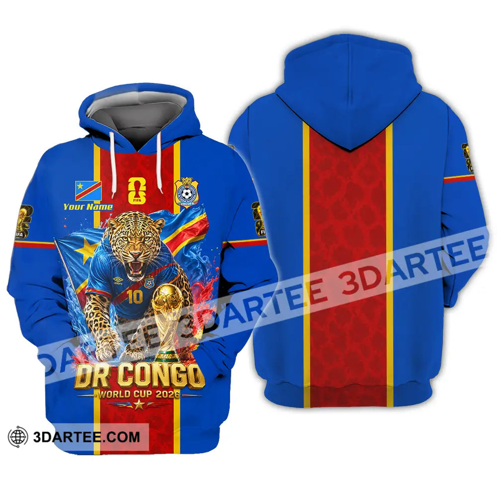 Unisex Shirt - Custom Dr Congo World Cup 2026 Shirt - Hoodie / S - T-shirt
