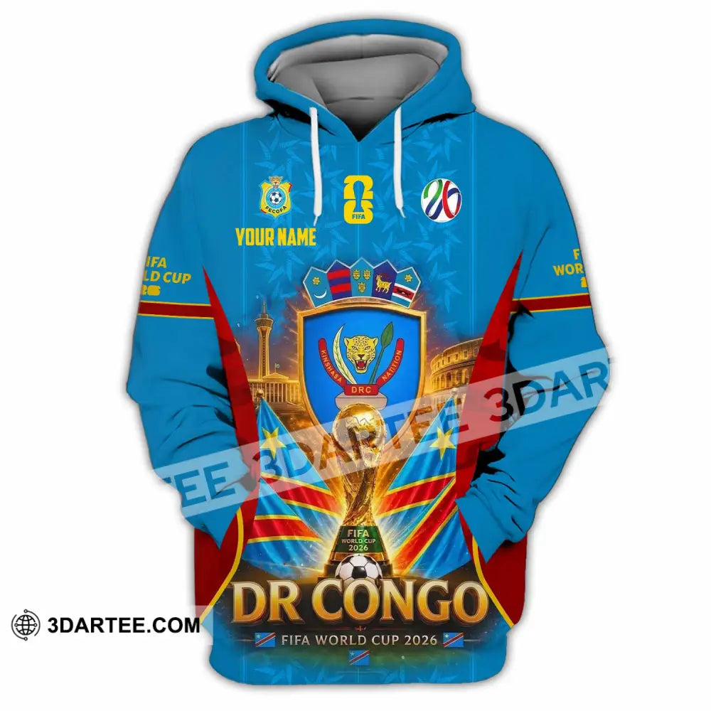 Unisex Shirt - Custom Dr Congo World Cup 2026 Shirt - Hoodie / S - T-shirt