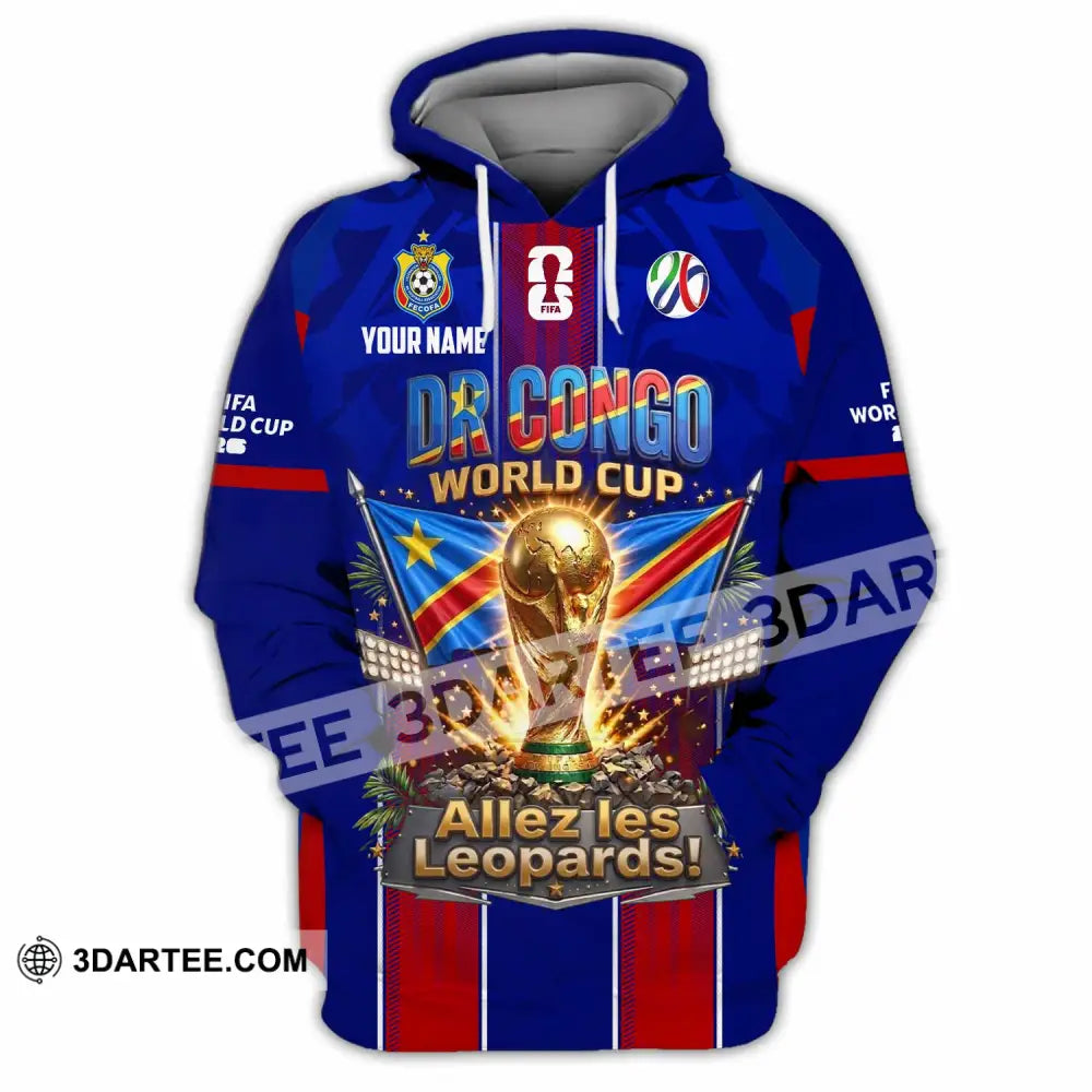 Unisex Shirt - Custom Dr Congo World Cup 2026 Shirt - Hoodie / S - T-shirt