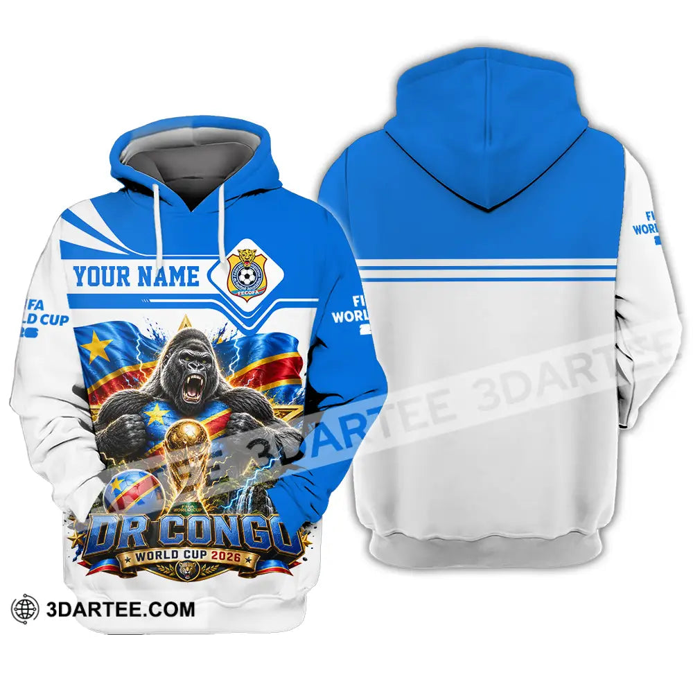 Unisex Shirt - Custom Dr Congo World Cup 2026 Shirt - Hoodie / S - T-shirt