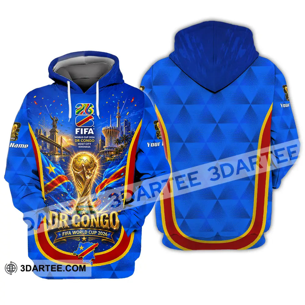 Unisex Shirt - Custom Dr Congo World Cup 2026 Shirt - Hoodie / S - T-shirt
