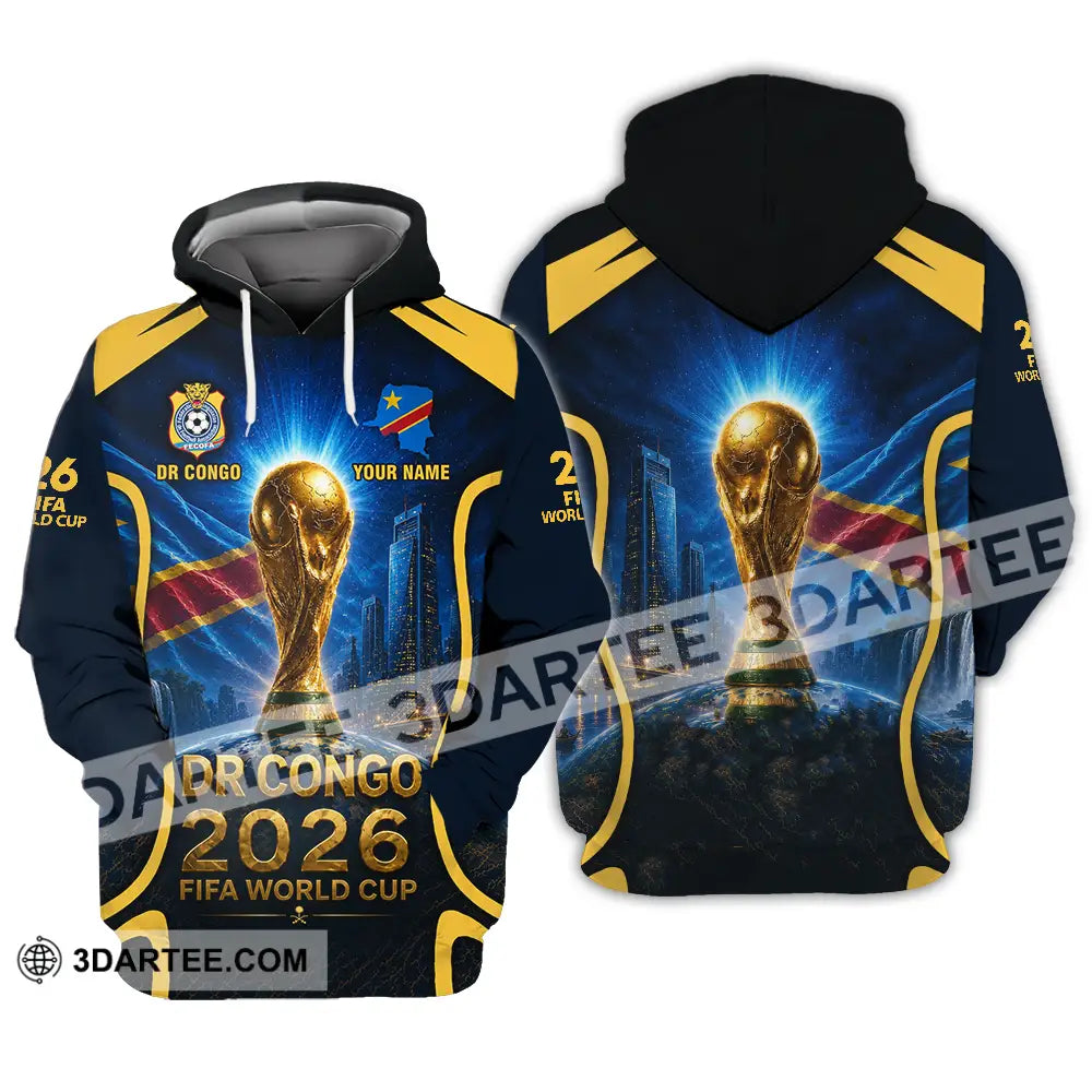 Unisex Shirt - Custom Dr Congo World Cup 2026 Shirt - Hoodie / S - T-shirt