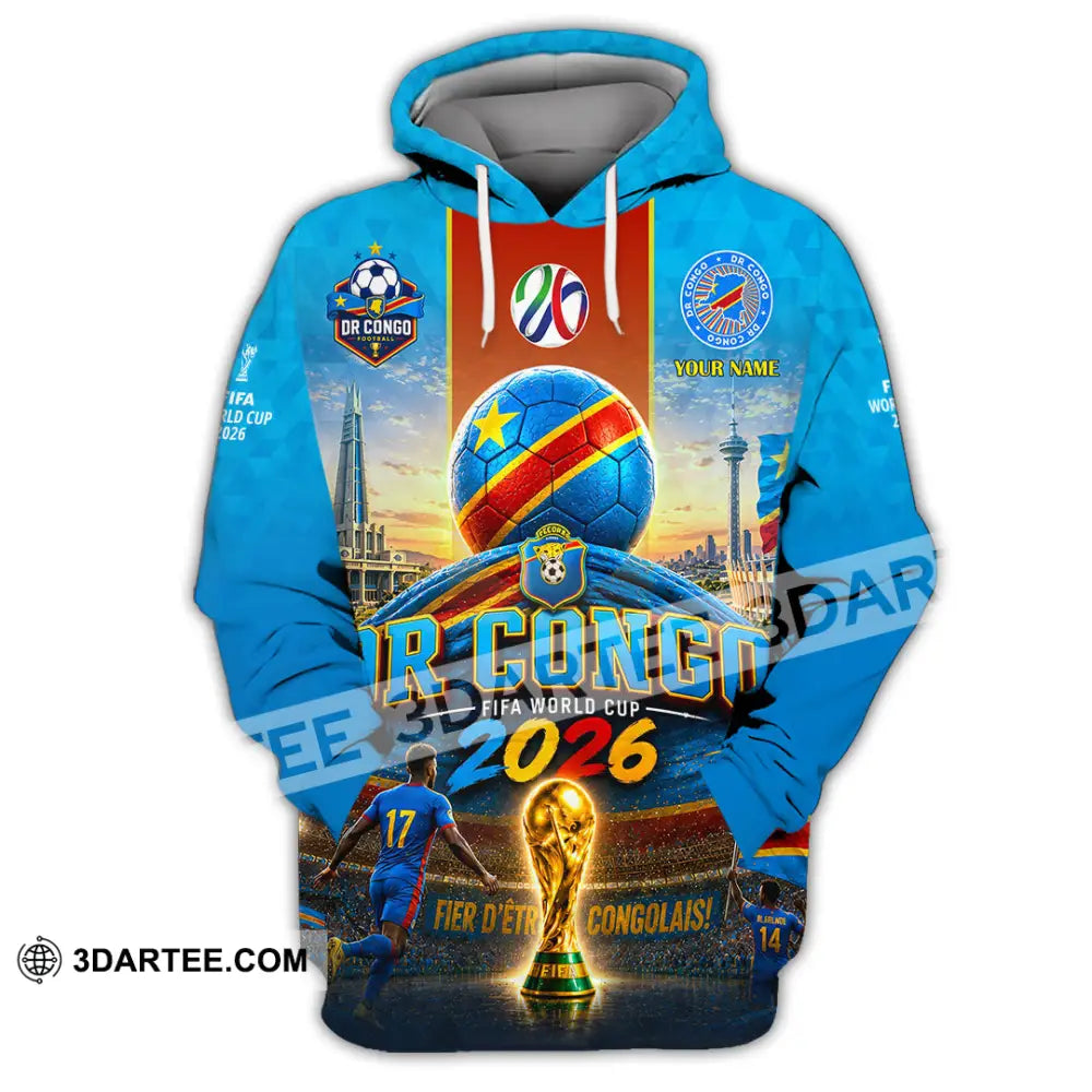 Unisex Shirt - Custom Dr Congo World Cup 2026 Shirt - Hoodie / S - T-shirt